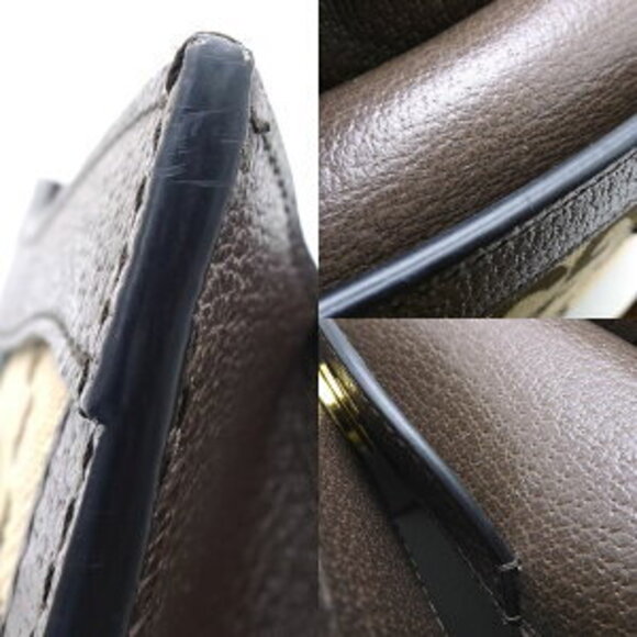 Gucci Diana Handbag Bamboo GG Canvas Brown Beige - Picture 4 of 9